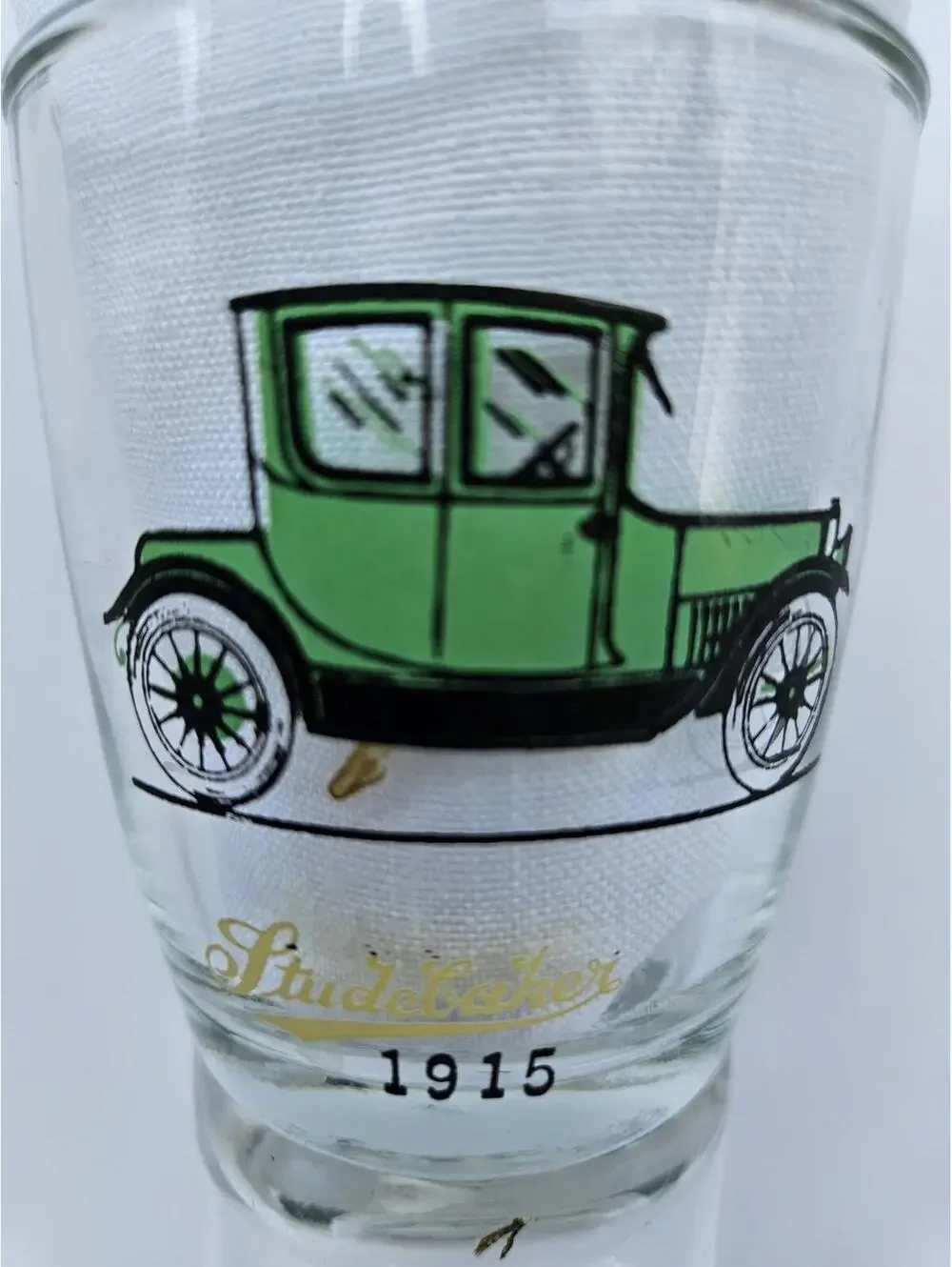 Vintage Anchor Hocking Car Glassware Set | 4pc Antique Car Barware Bundle